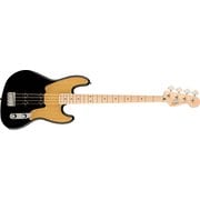 SQUIER (スクワイヤー) Paranormal Jazz Bass(R) ’54, Maple Fingerboard, Gold Anodized Pickguard, Black
