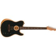 FENDER （フェンダー） Acoustasonic（R） Player Telecaster（R）, Rosewood Fingerboard, Brushed Black