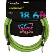 FENDER （フェンダー） Professional Glow in the Dark Cable, Green, 18.6’