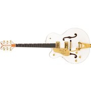 GRETSCH (グレッチ) G6136TG-LH Players Edition Falcon(TM) Hollow Body with String-Thru Bigsby(R) and Gold Hardware, Left-Handed, Ebony Fingerboard, White