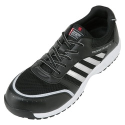 プロテクティブースニーカー 鋼鉄製先芯 JSAA A種認定品 アッパー：合成繊維・合成皮革 ソール：ラバー 反射素材 A-44000 ブラック 30.0cm