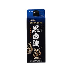 黒白波 芋 スリムパック 25度 900ml [焼酎]