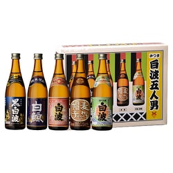 白波五人男 25度 100ml×5本 [焼酎]