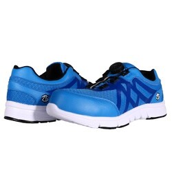 ダイヤル式樹脂先芯スニーカー ブルー 25.0cm ZG-03