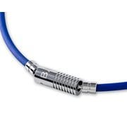 HLCN N-B-AS52 [磁気ネックレス ヘッドチタン サマリウムコバルト磁石 NEUTRAL（BLUE×SILVER）52cm]