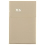ジブン手帳Biz mini2022 マットカバータイプ ライトベージュ ニ-JBM1LS-22