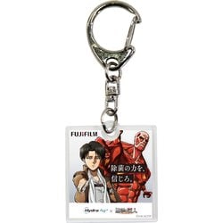 進撃の巨人hydroAg+ 富士フィルム コラボ キーホルダー リヴァイ 難あり】進撃の巨人 リヴァイ アクリルキーホルダー 富士
