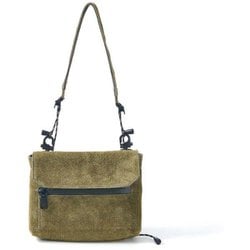 WATER PROOF SUEDE Sacoche Wallet 091753-65 KHAKI [アウトドア サコッシュ]