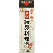 厨房料理酒 パック 13度 1800ml [日本酒]