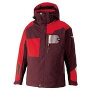 ミズノデモソリッドスキーパーカ MIZUNO DEMO SOLID SKI PARKA Z2ME0321 76 レッド×エンジ Mサイズ [スキーウェア ジャケット]