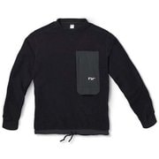 ROOT LIGHT SHERPA CREW Slate BK Sサイズ [アウトドア フリース メンズ]