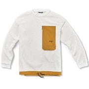 ROOT LIGHT SHERPA CREW Snow White Sサイズ [アウトドア フリース メンズ]