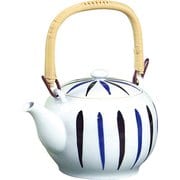 WC14416 [古典染付け 二色十草 土瓶 六号]
