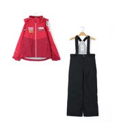 ジュニアスーツ JUNIOR SUIT(SWISS REPLICA) DWJSJH90 (ERD)エレクトリックレッド 140サイズ [スキー ジュニア]