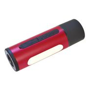 LEDライト付き ワイヤレススピーカー Bluetooth5.0対応 IPX5 4,400mAh レッド RBTSP01RD
