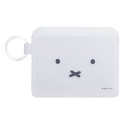 miffy FLAPPO（フラッポ） クリアポーチ フェイス/ホワイト [キャラクターグッズ]