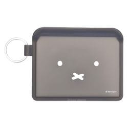 miffy FLAPPO（フラッポ） クリアポーチ フェイス/ブラック [キャラクターグッズ]