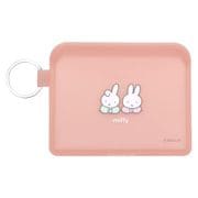 miffy FLAPPO（フラッポ） クリアポーチ ともだち/ピンク [キャラクターグッズ]