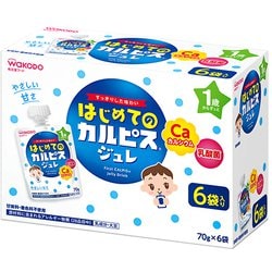 はじめてのカルピスジュレ 70g×6袋入り [対象月齢：1歳から]