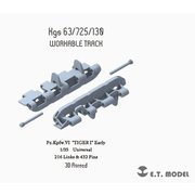 P35-004 1/35 ディティールアップパーツ WW.II ドイツタイガーI型 初期型可動履帯 （3D） [プラモデル用パーツ]