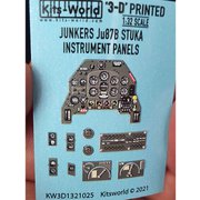 KW3D1321025 1/32 ディテールアップ 3Dデカール WW.II ドイツ軍 ユンカース Ju87B スツーカ 計器盤パネル [プラモデル用品]