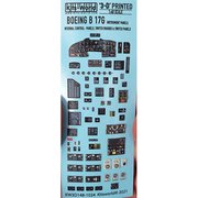 KW3D1481024 1/48 ディテールアップ 3Dデカール WW.II アメリカ軍 B-17G フライングフォートレス 計器盤パネル [プラモデル用品]