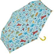子供用折りたたみ傘 晴雨兼用 50cm 手開き式 6本骨 UV加工 ディノサウルス UBOTSR1