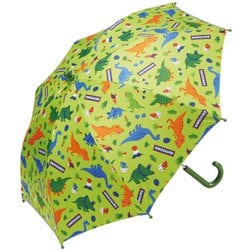 子供用傘 晴雨兼用 ディノサウル 45cm 手開き式 UVカット率99％以上 遮光率99％以上 遮熱効果 UPF50＋ UBSR1