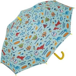 子供用傘 晴雨兼用 ディノサウルスジュ 55cm ジャンプ式 UVカット率99％以上 遮光率99％以上 遮熱効果 UPF50＋ UBSR3