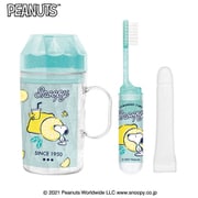 キャラクターグッズ PEANUTS ダイヤカットハミガキセット スヌーピー レモン