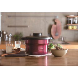 ヨドバシ.com - サーモス THERMOS KBJ-3001-R [真空保温調理器 ...