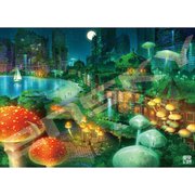 500-389 東京幻想 東京駅きのこナイト幻想 [ジグソーパズル 500ピース（完成サイズ：38×53cm）]