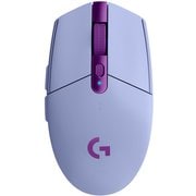 ワイヤレスゲーミングマウス LIGHTSPEED 無線 6ボタン HEROセンサー搭載 軽量設計 ライラック G304-LC