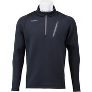21FW TWMO2150BKLL [ストレッチポンチ ハーフジップ メンズ LL]