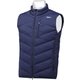 21FW TWMV2145NV-S [ゴルフウェア メンズ ナイロンストレッチ インサレーションベスト Sサイズ ネイビー]