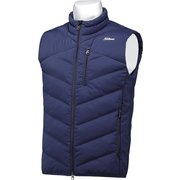 21FW TWMV2145NV-3L [ゴルフウェア メンズ ナイロンストレッチ インサレーションベスト 3Lサイズ ネイビー]