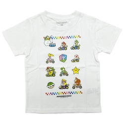マリオカート KIDS Ｔシャツ オールスター ホワイト 130cm [キャラクターグッズ]