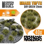 GSWD-10664 草むらシリーズ 粘着剤付 長さ12mm ドライグリーン [ジオラマ素材]