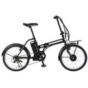 折りたたみ電動アシスト自転車 20型 外装6段変速 ブラック HUMMER E-BIKE FDB206E BK