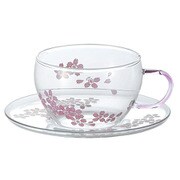 吉野 耐熱ガラス カップ＆ソーサー 39P053