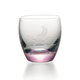 ガラス 冷酒グラス 猪口 約95ml 切子 月うさぎ ピンク 11H059-PK