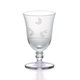 ガラス 台付冷酒グラス 約70ml 切子 月うさぎ アメジスト 13H055-AM