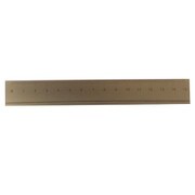 アルミ定規 15cm ブラウン