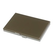 アルミデュアルカードケース ブラウン