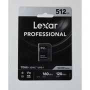 PROFESSIONAL SILVERシリーズ SDXCカード 512GB Class10 UHS-I U3 V30 最大読込160MB/s 最大書込120MB/s LSD1066512G-BNNNJ
