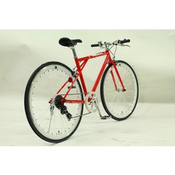 りんさん専用「赤 クロスバイク (700c)」[配達可能] a.n.design-works クロスバイク 700c 初心者 420mm 480mm 自転車