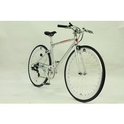 Amazon | クロスバイク 700C 27インチ相当 スチール シマノ製 6