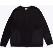 スチュワートブラッシュカーディガン PM0304 010 Black Mサイズ [アウトドア カットソー メンズ]