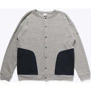 スチュワートブラッシュカーディガン PM0304 039 Columbia Grey XLサイズ [アウトドア カットソー メンズ]