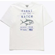 PFG ユーティリティグラフィックショートスリーブTシャツ PM0981 101 White Permit Sサイズ [アウトドア カットソー メンズ]